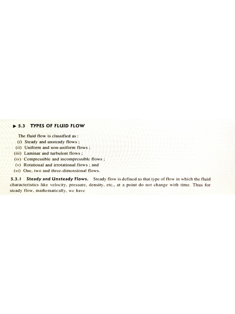 Types of Fluid Flow | PDF