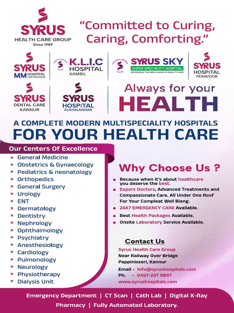 Syrus Health Care Group | PDF