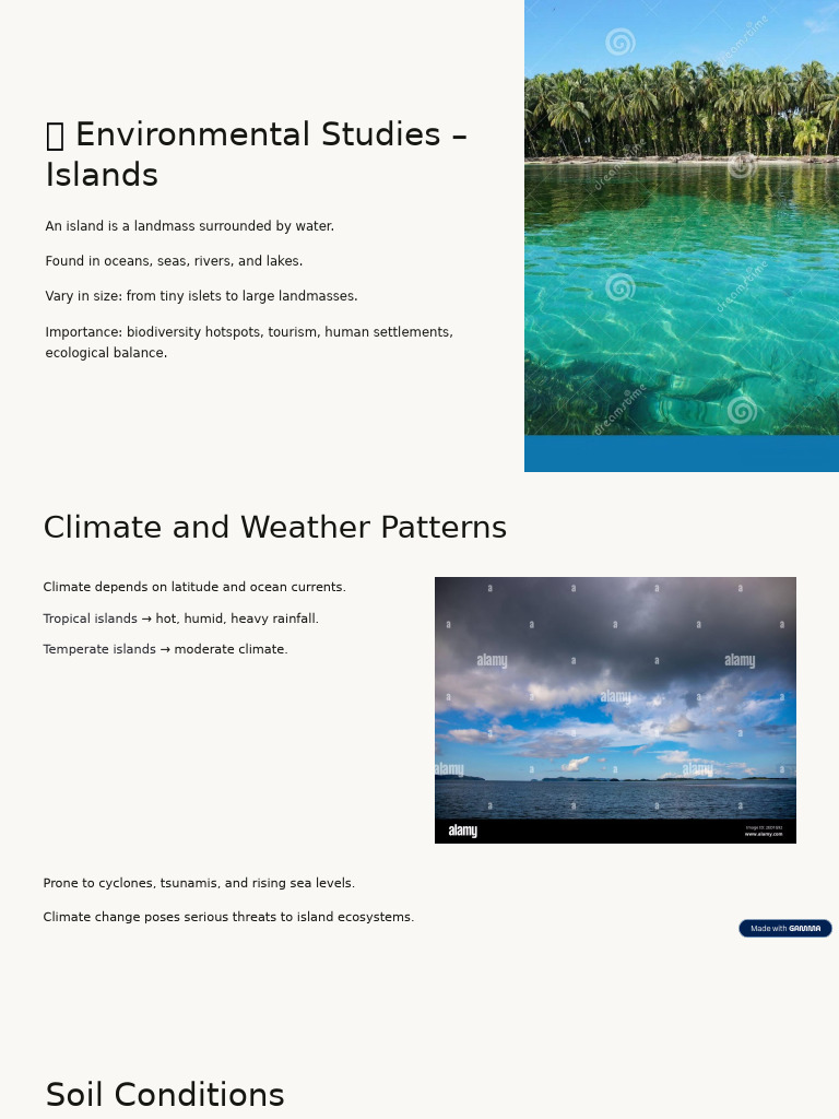 Islands: Biodiversity and Climate Impact | PDF | Island | Biodiversity
