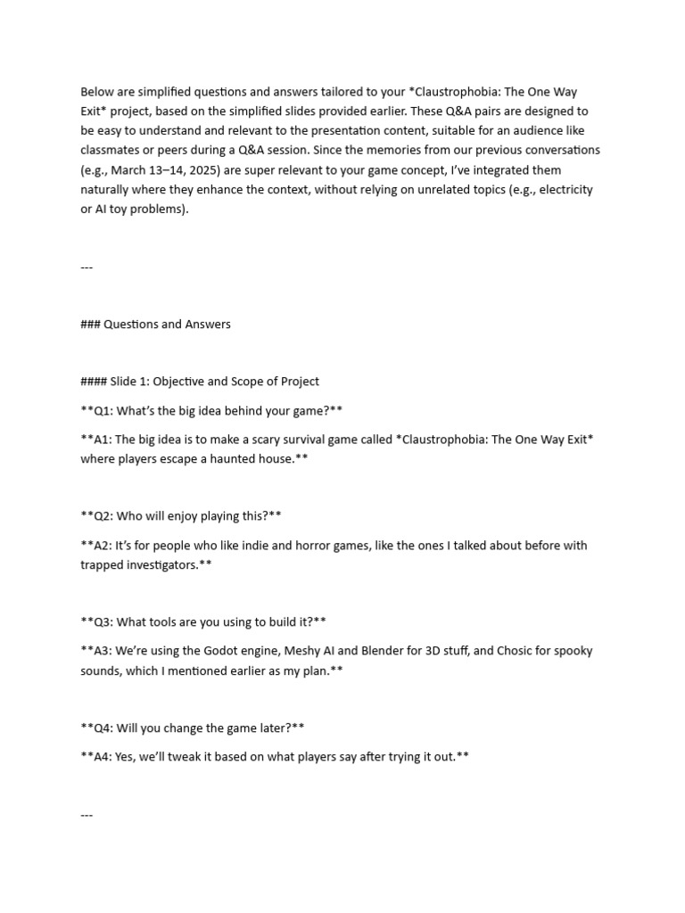 Question and Answers | PDF