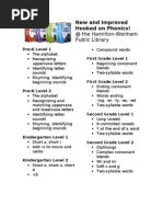 Hooked On Phonics | PDF