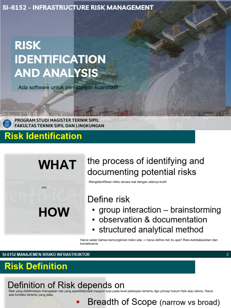 SI-6152 - Risk Analysis - Risk Identification | PDF | Risk | Systems ...