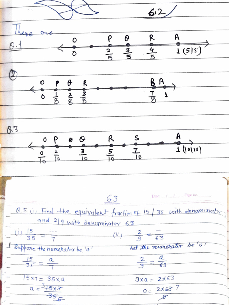 Class - 6 Maths Unit - 6 Exe.6.2 To 6.7 | PDF