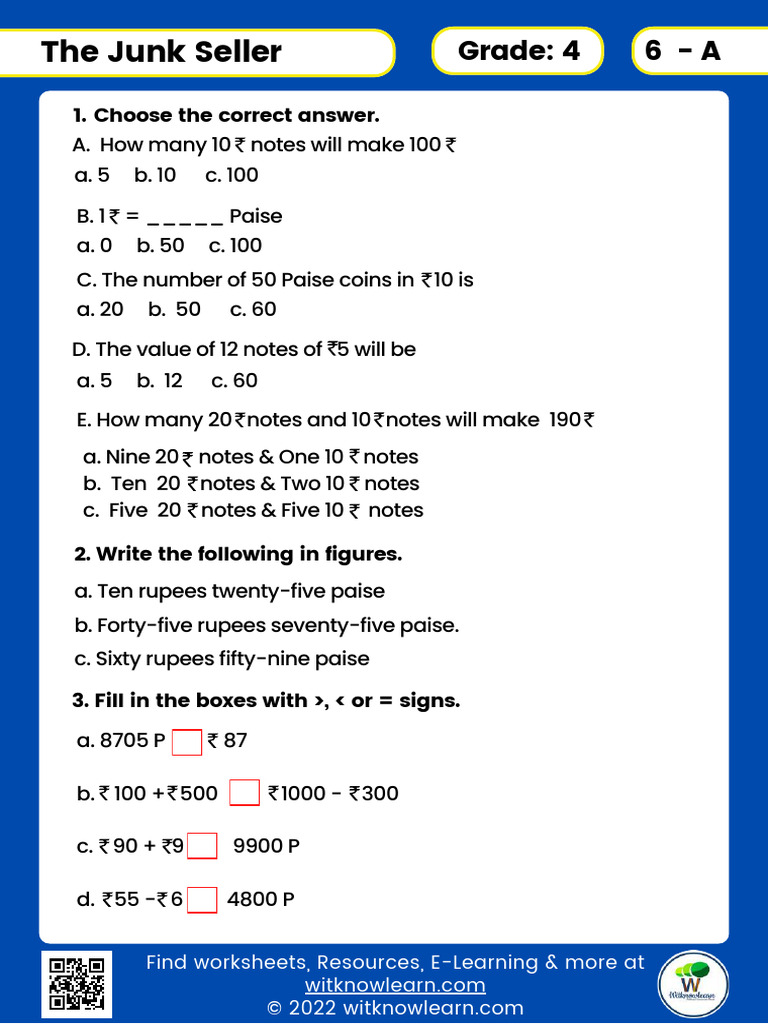 Grade 4 Math Worksheets and Exercises | PDF | Chess | Chess Theory