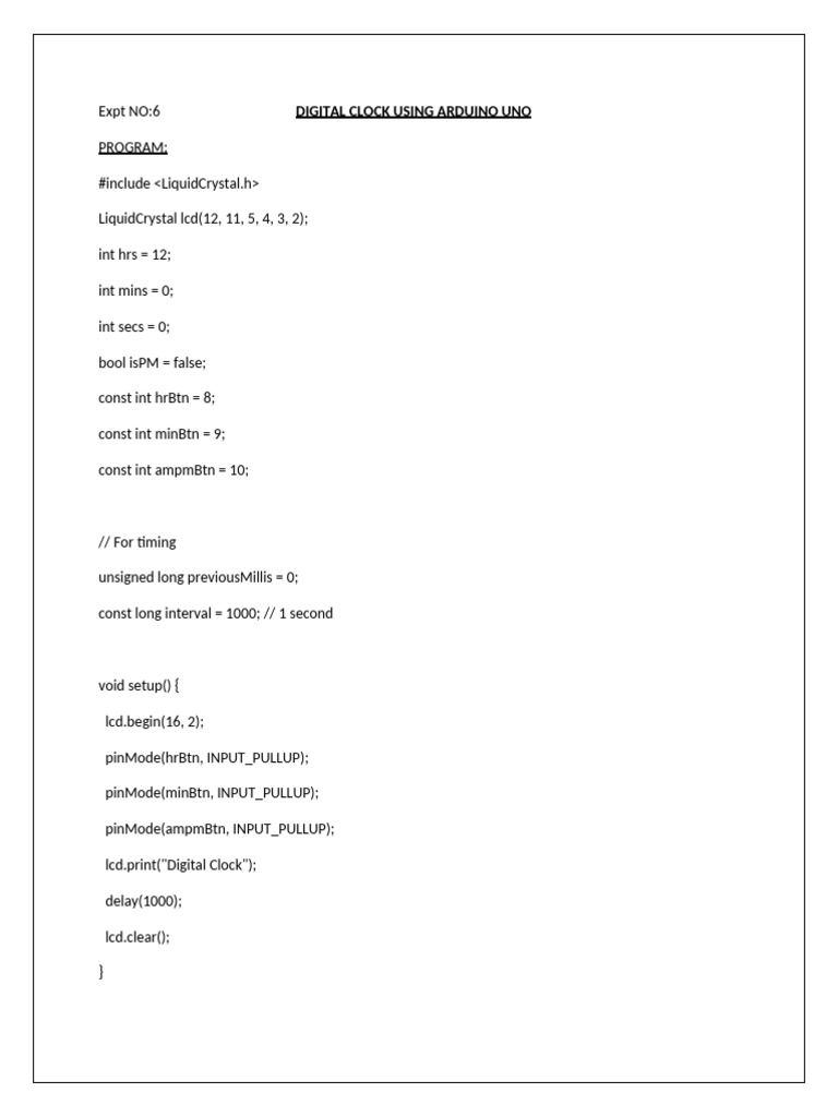 Expt NO 6 | PDF | Computer Programming