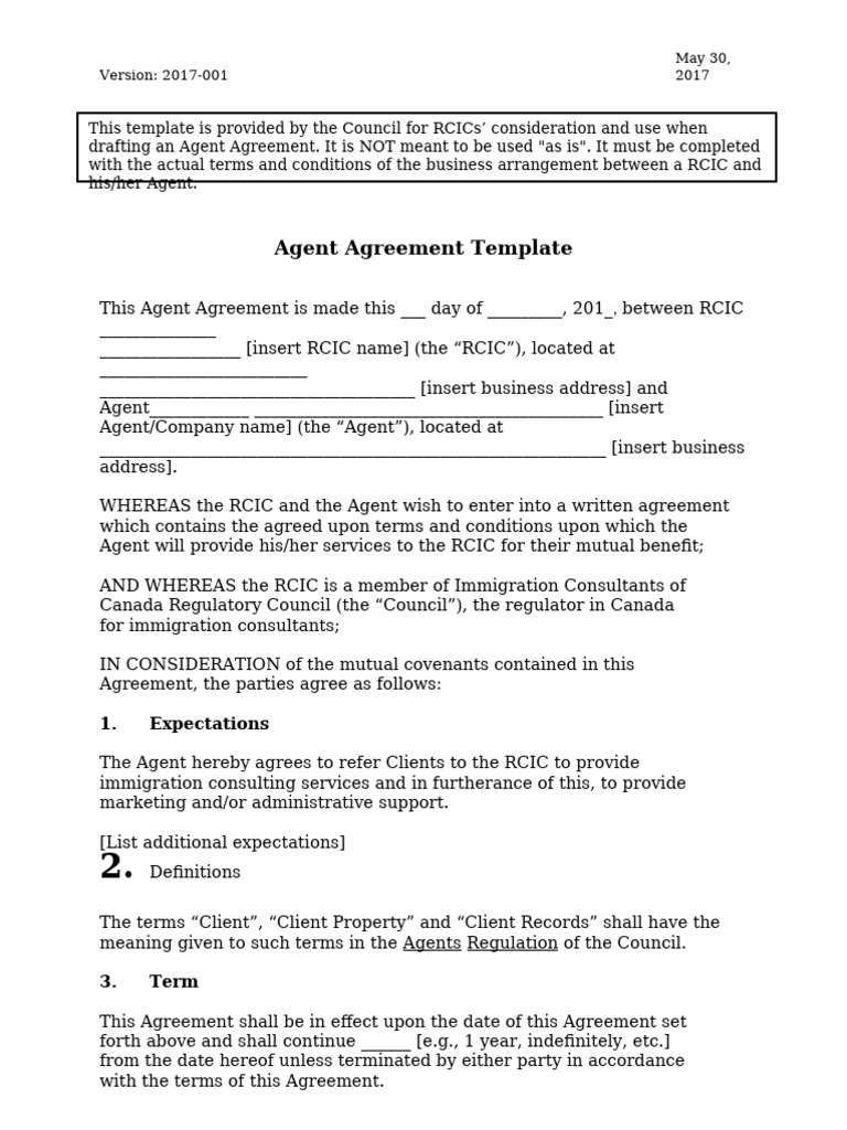 Agency Agreement 05 | PDF | Indemnity | Conflict Of Interest