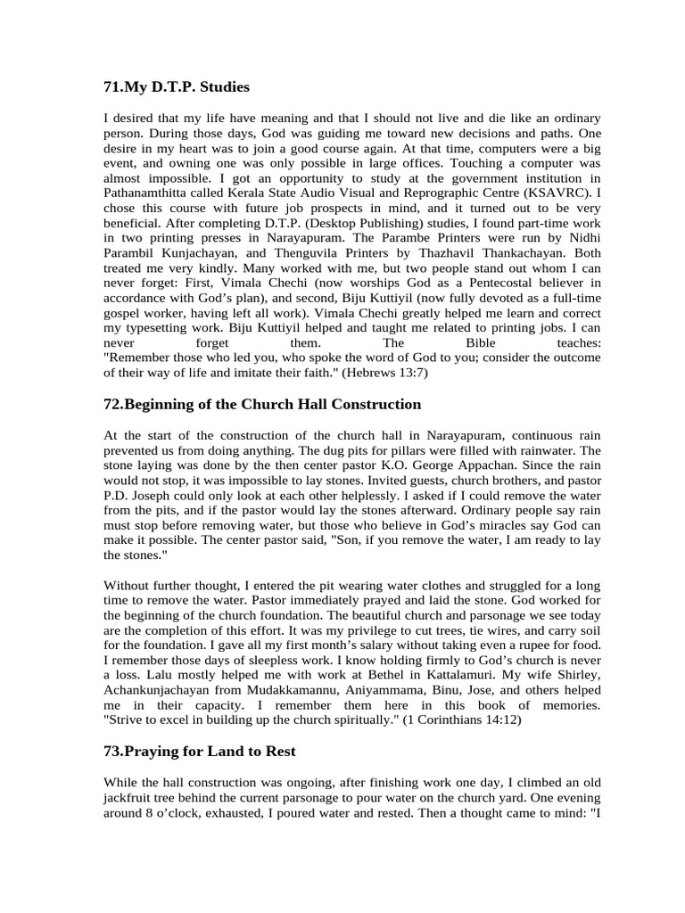 File 14 Ch 71 to Ch 80 | PDF | Baptism | Prayer
