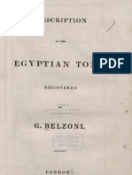 G. Belzoni - 1821 - Description of the Egyptian Tomb Discovered by G. Belzoni