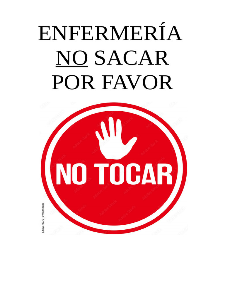 No Tocar Pdf 