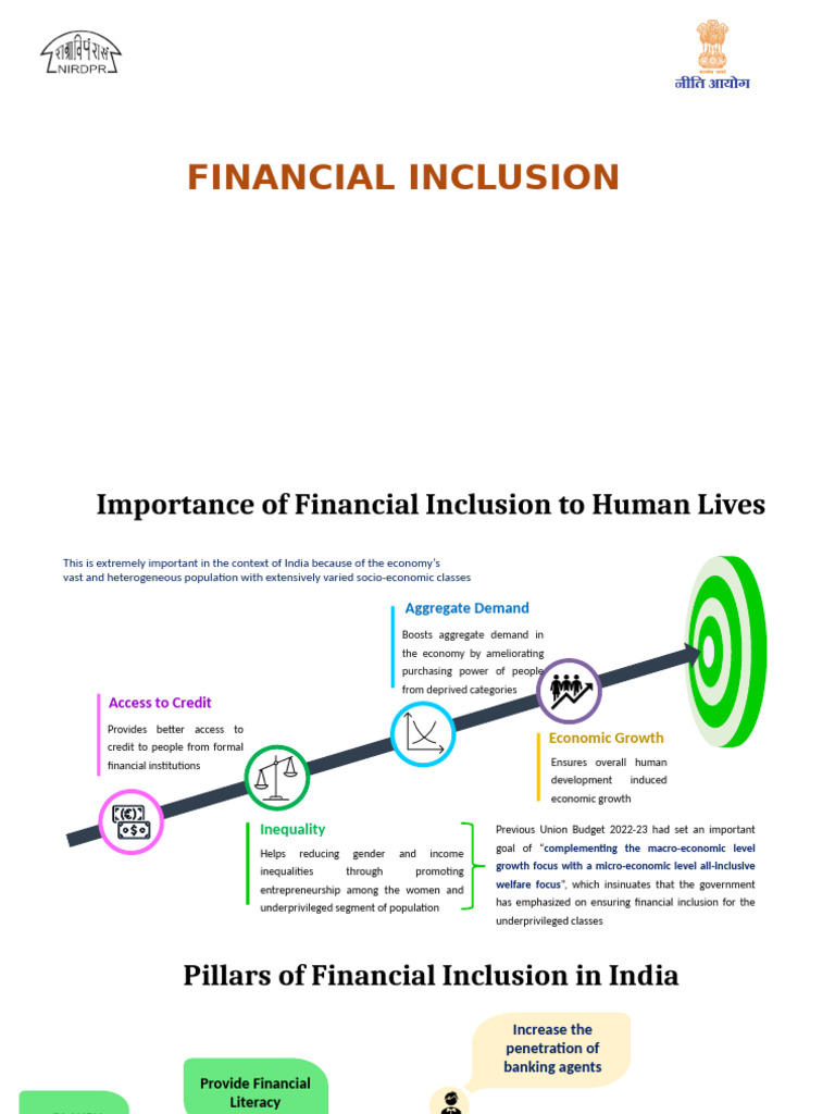 Session 4 - Financial Inclusion | PDF | Financial Inclusion | Banks