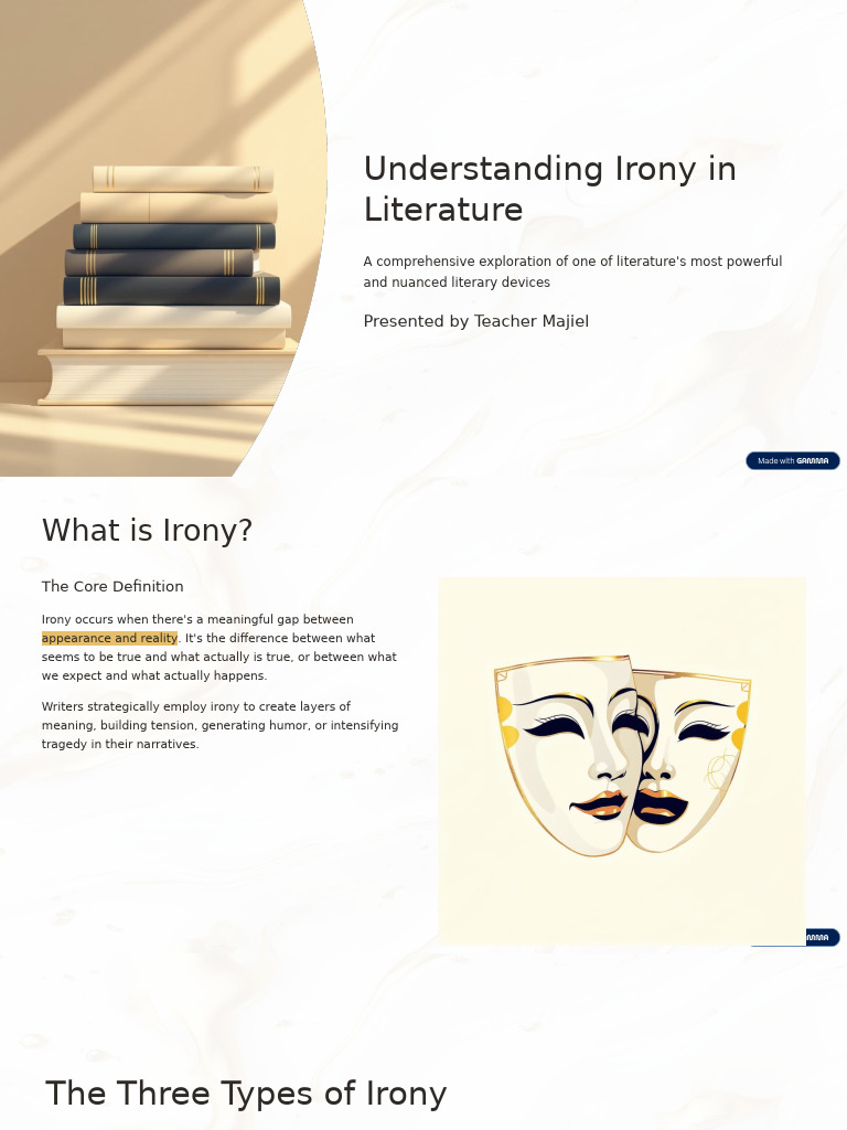 Understanding Irony in Literature | PDF | Irony | Iago