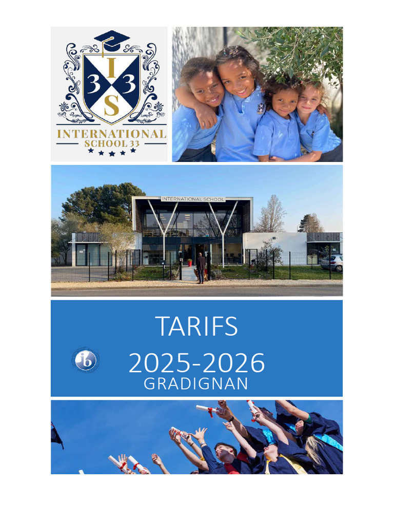 IS33 Gradignan Tarifs 2025 2026 | PDF | Institutions sociales | Jeunesse