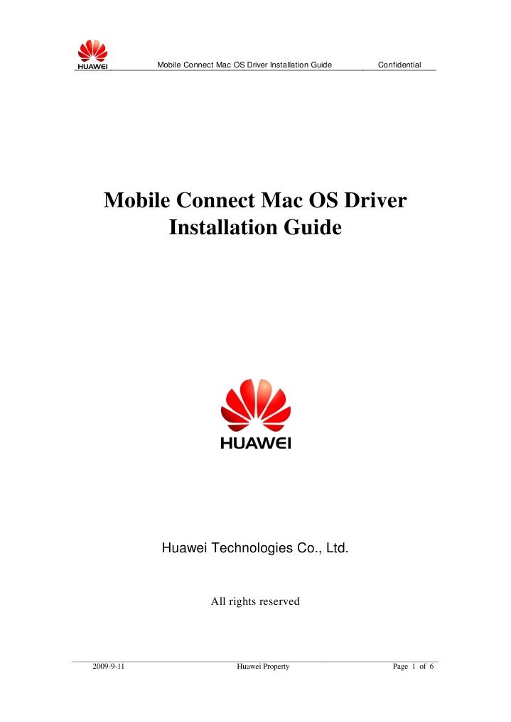 Mac OS Driver Install Guide | PDF | Computers | Technology & Engineering