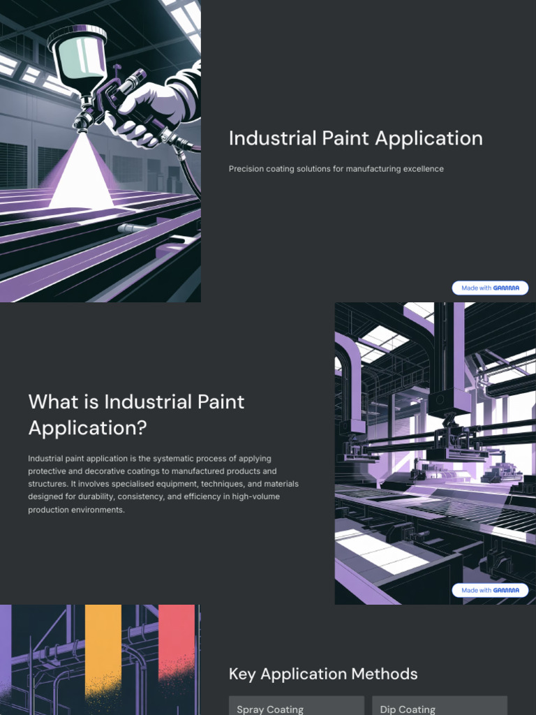 Industrial Paint Application | PDF | Coating | Paint