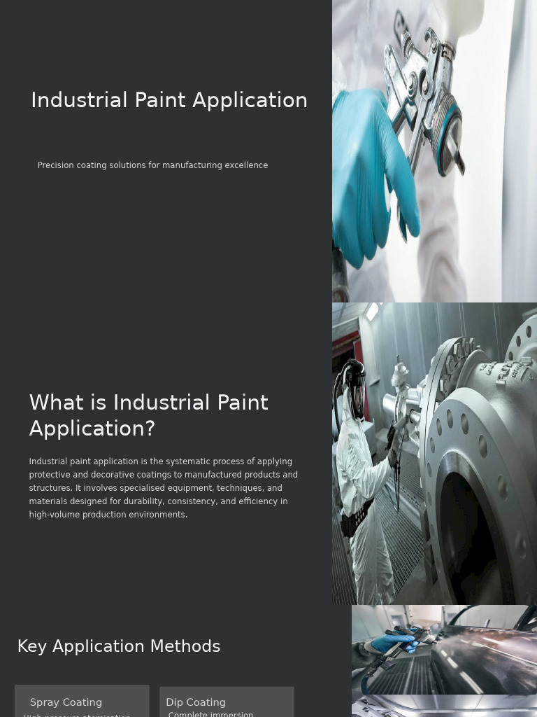 Industrial Paint Application | PDF | Coating | Paint