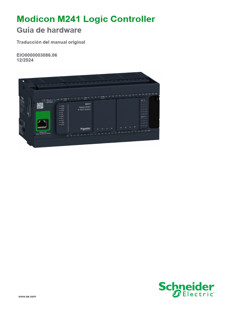 M241 Hardware Guide ES EIO0000003086 06 | PDF | Electrónica | Software
