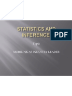 Statistics &amp Inferences