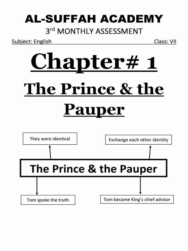 01-The Prince and The Pauper | PDF