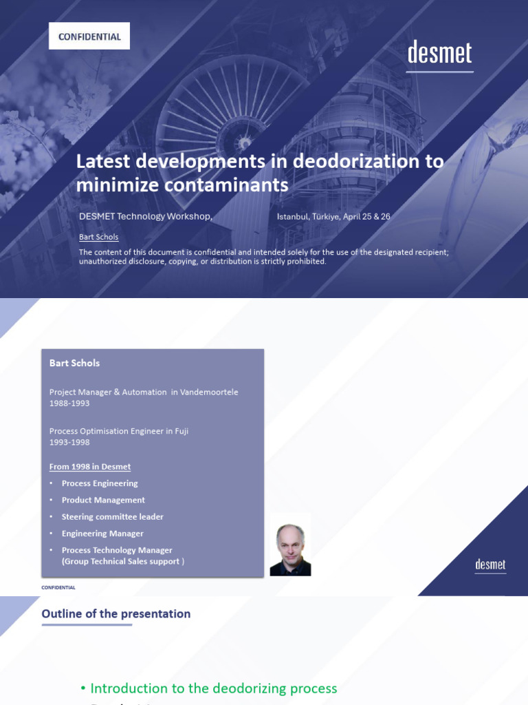 Advances in Edible Oil Deodorization | PDF | Cooking Oil | Oil Refinery