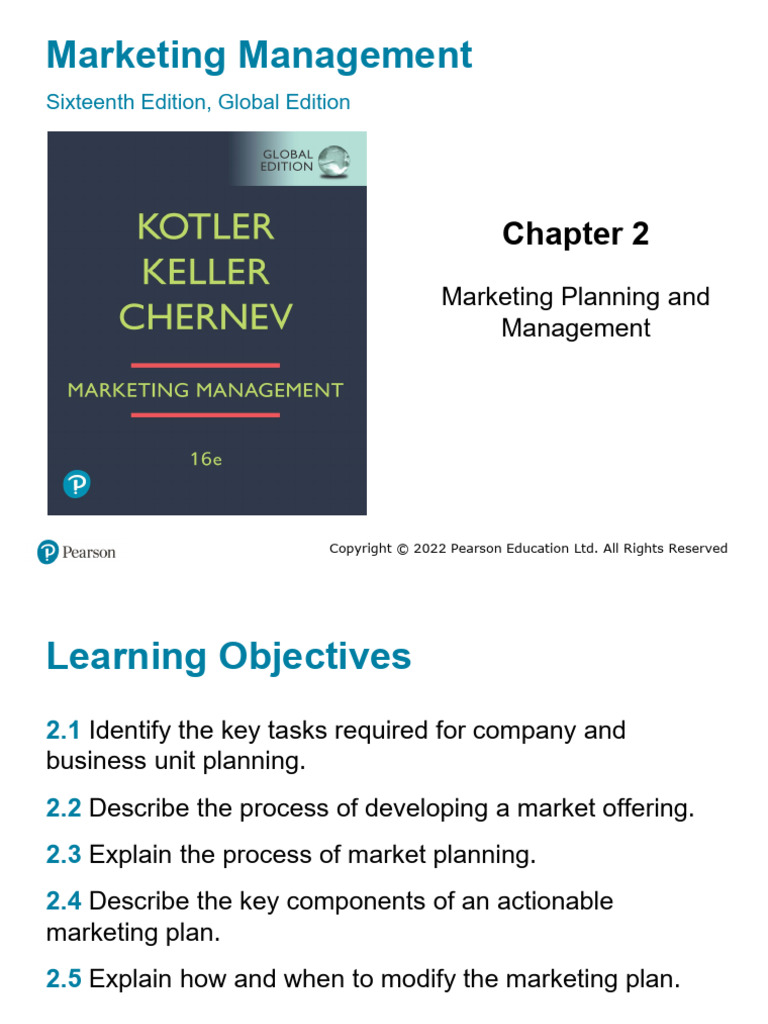 Marketing Planning and Management Guide | PDF | Marketing | Business