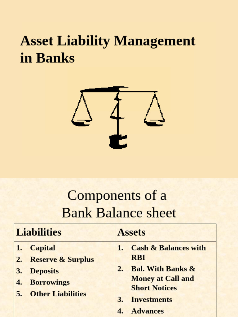 Understanding Bank Asset Liability Management | PDF | Banks | Market ...