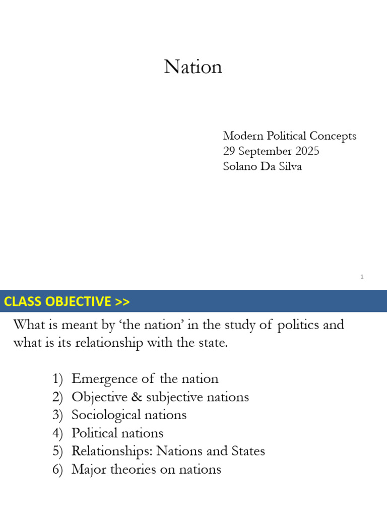 Concept of Nation | PDF | Nation | Identity (Social Science)