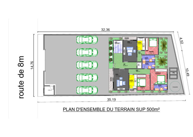 Dimensions et Répartition des Espaces | PDF