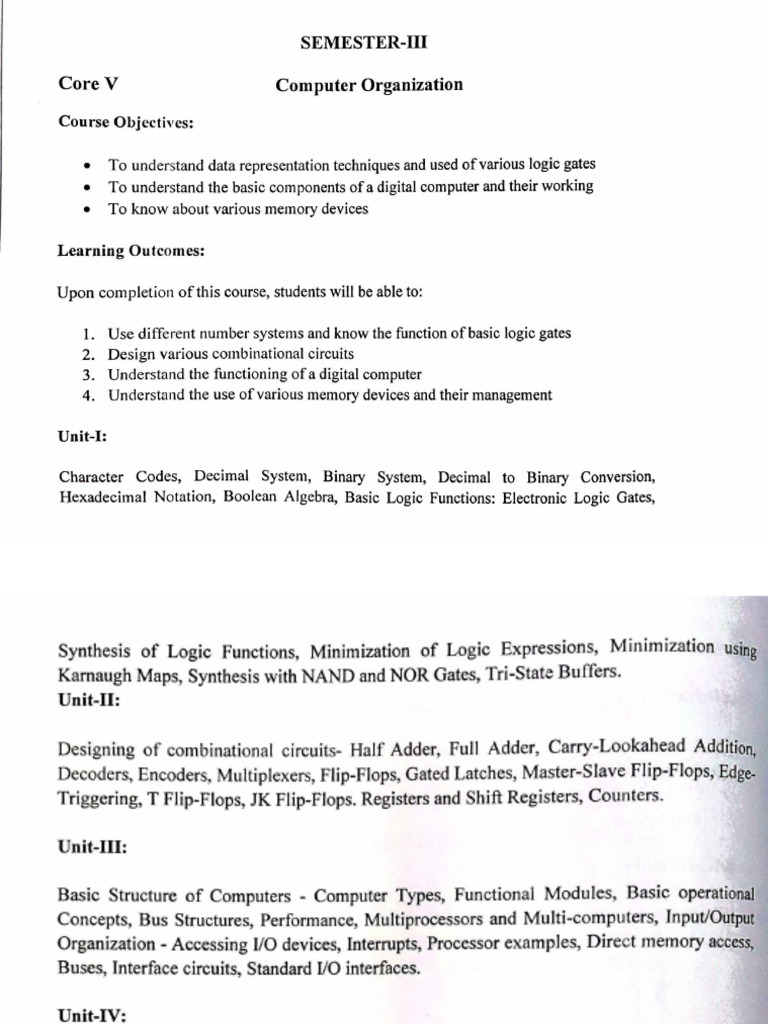 Computer Organization | PDF