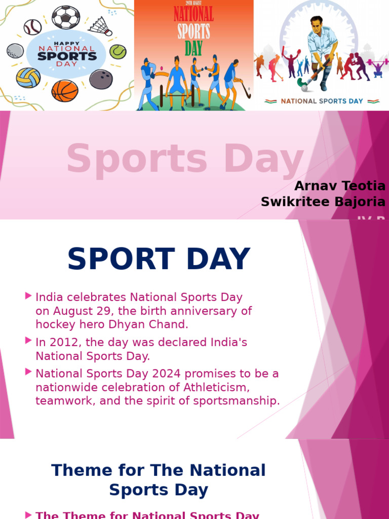 National Sports Day in India 2024 | PDF | Sports