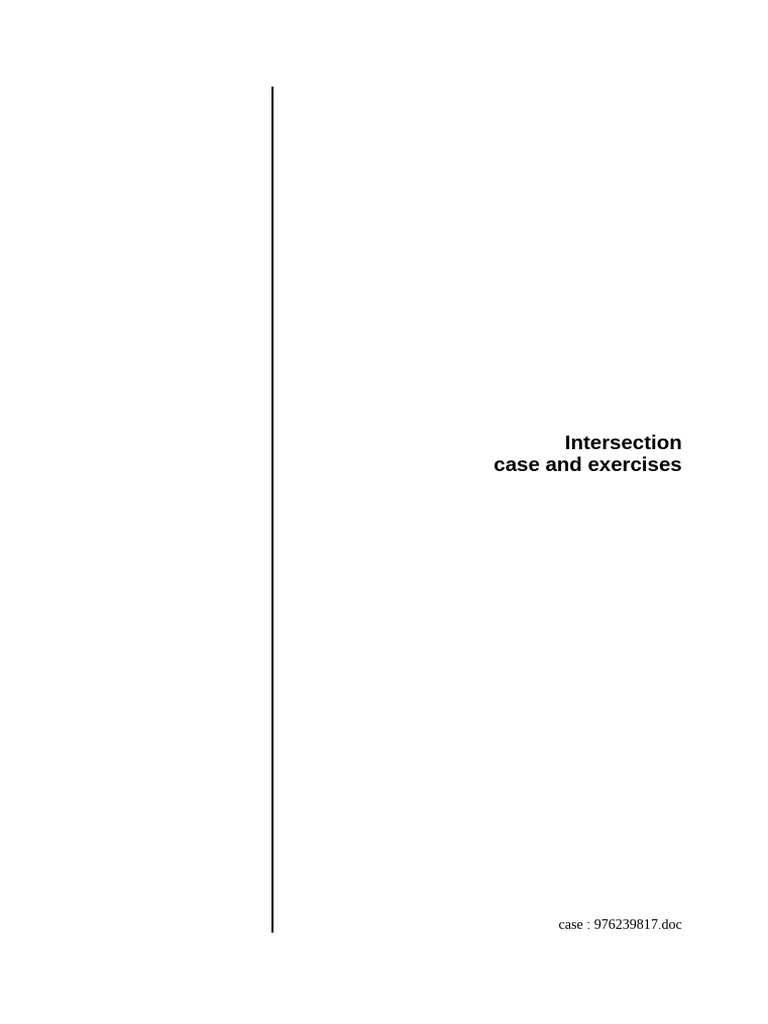 C2 - Intersection - Case v10 | PDF | Unified Modeling Language | Use Case