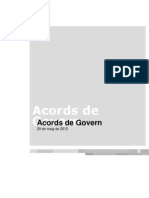 Acord de Govern Decret Jornada i Horaris