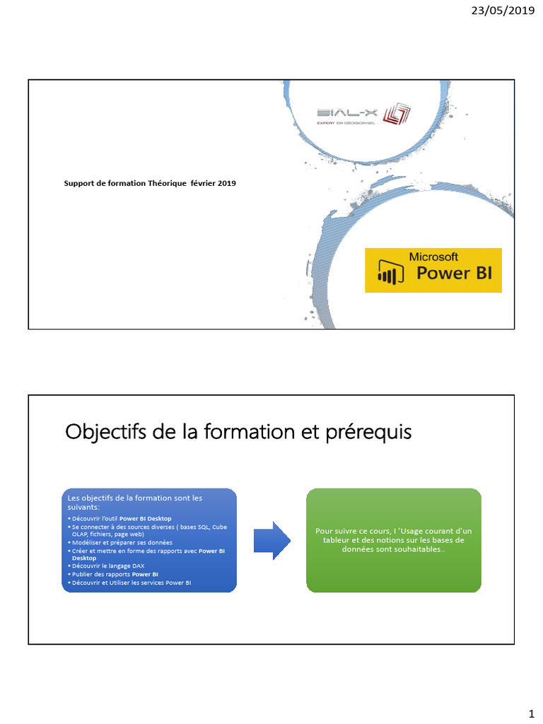 Formation Power BI : Objectifs et Contenu | PDF | Microsoft SQL Server ...