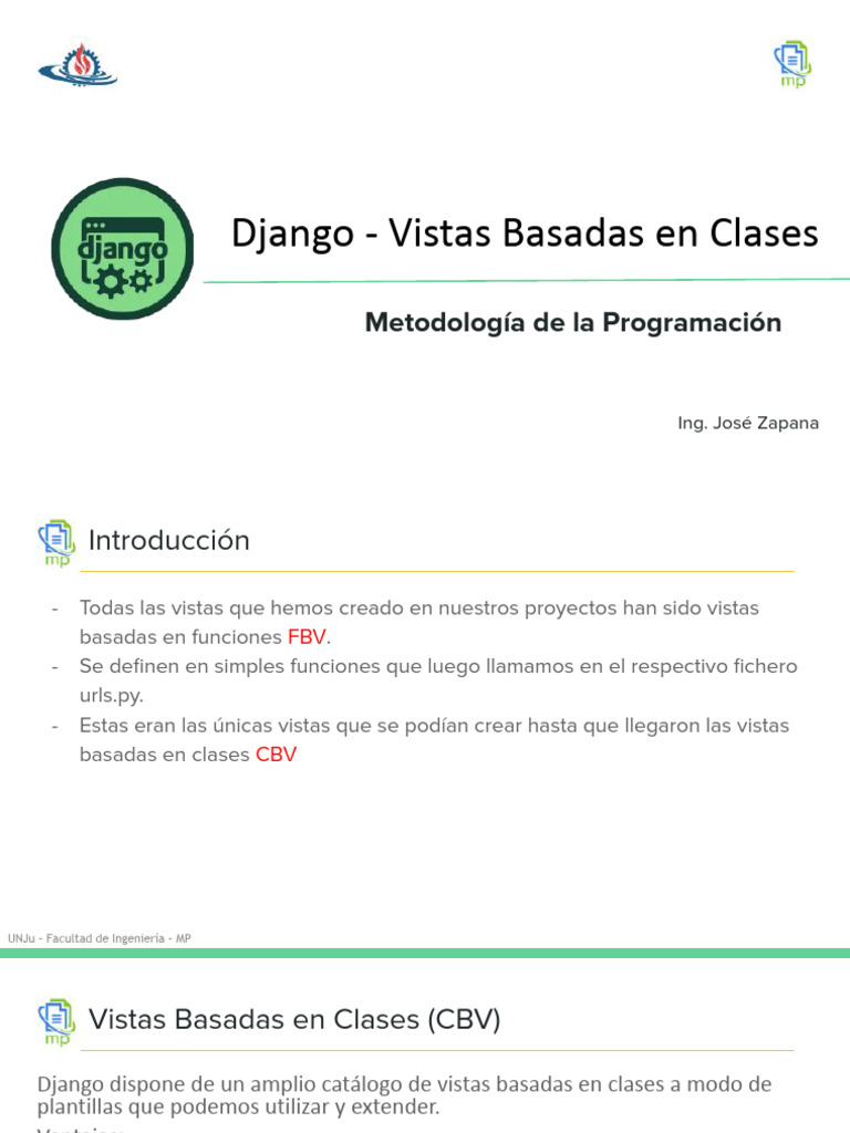 MP Te12 Django CBV | PDF | Informática | Ingeniería de software