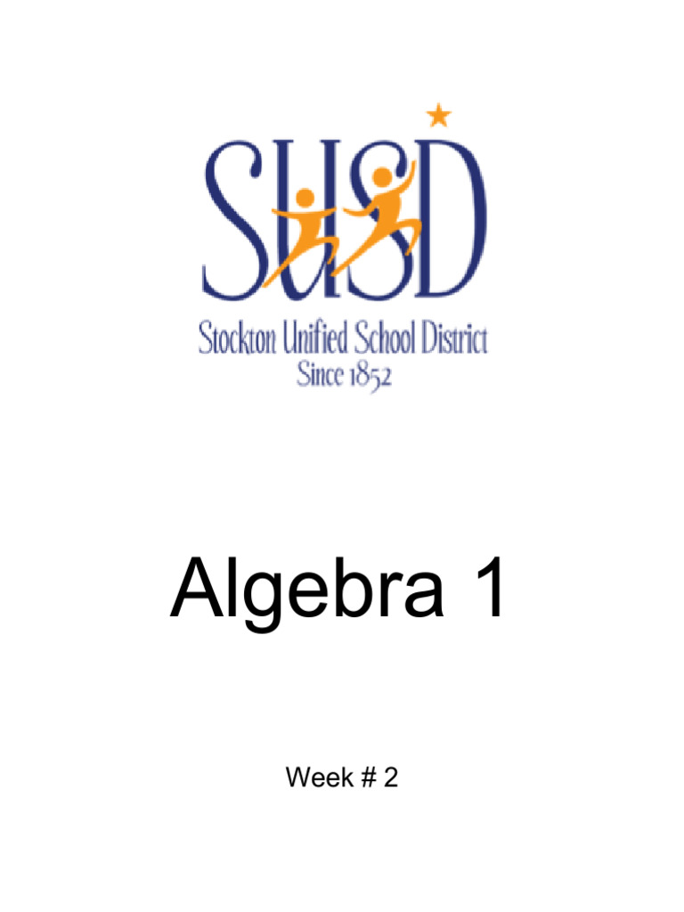 Algebra 1 - Week 2 | PDF | Function (Mathematics) | Mathematical Concepts, image size:768x1024