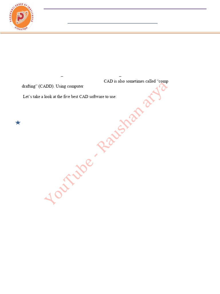 Essential CAD Concepts and Commands | PDF | Computer Aided Design ...