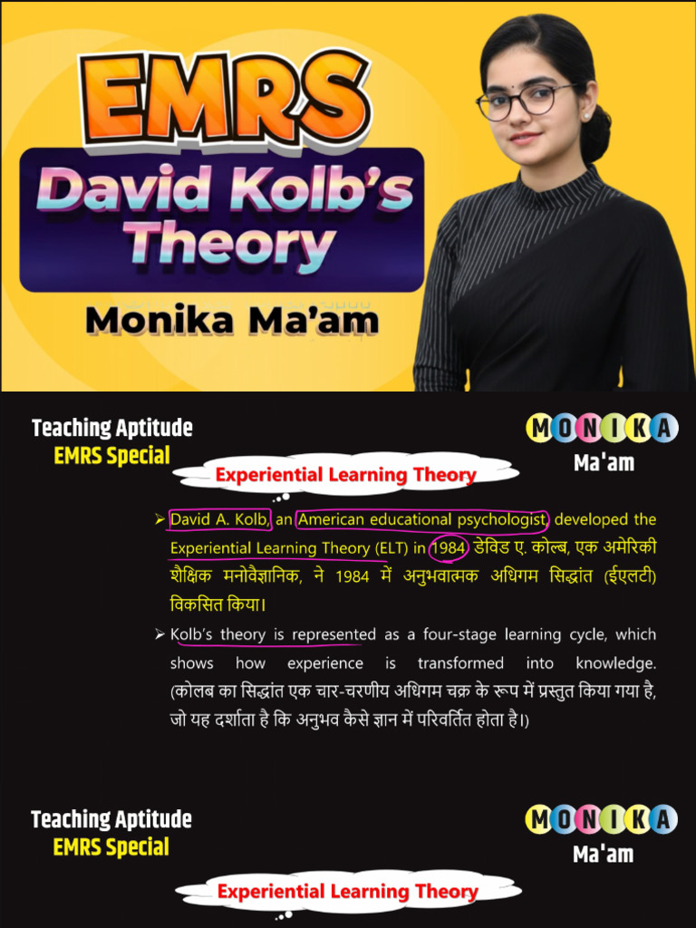 EMRS Experiential Learning Class 4 | PDF