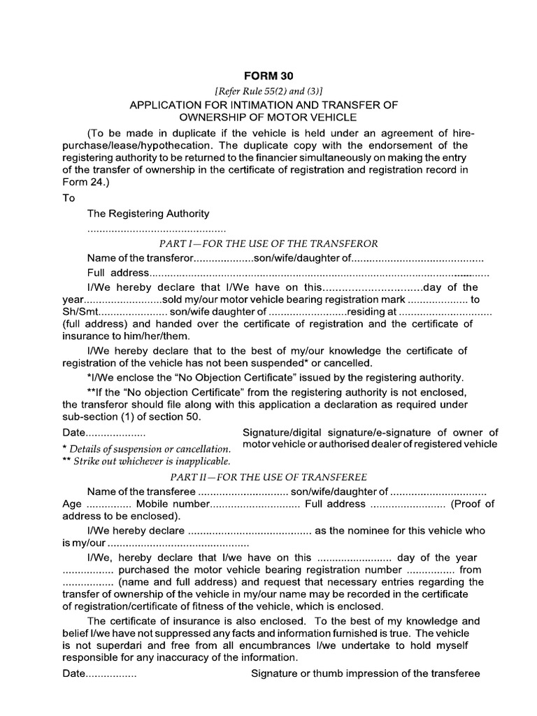 Form 30 | PDF