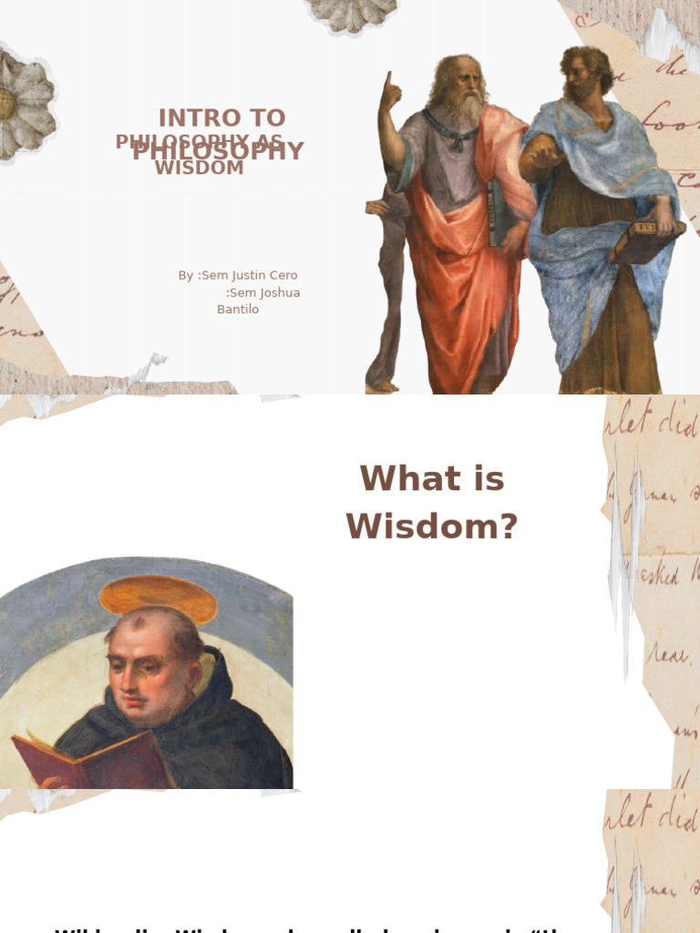 Understanding Wisdom in Philosophy | PDF | Wisdom | Liberal Arts Education