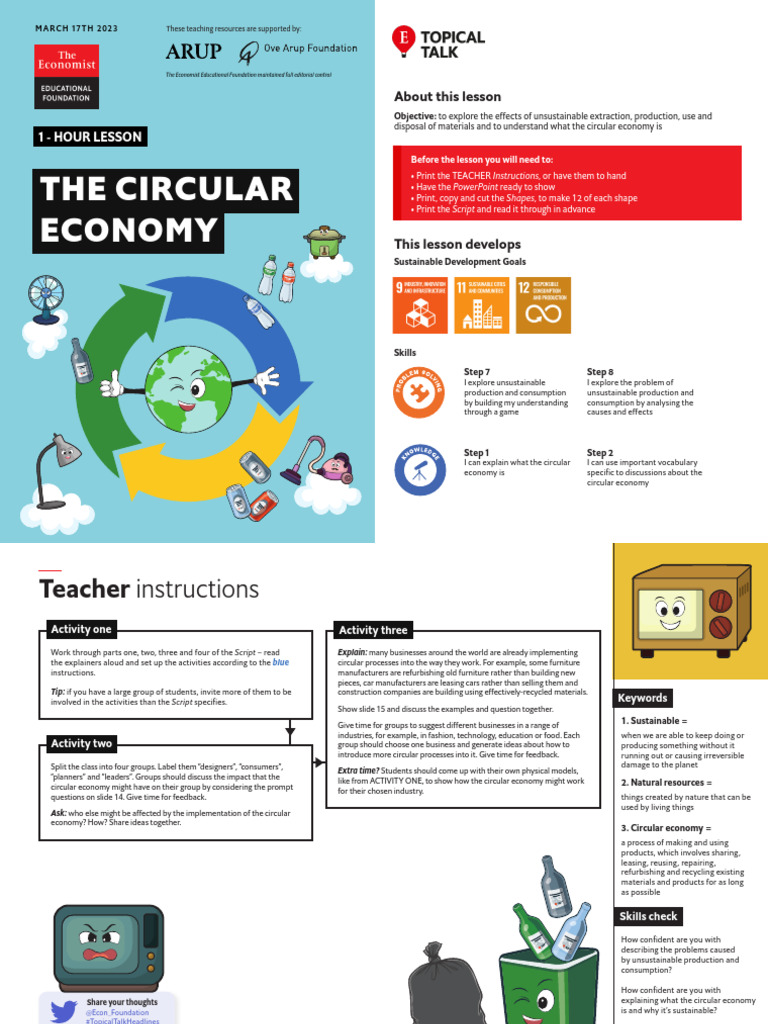The Circular Economy | PDF | Reuse | Sustainability