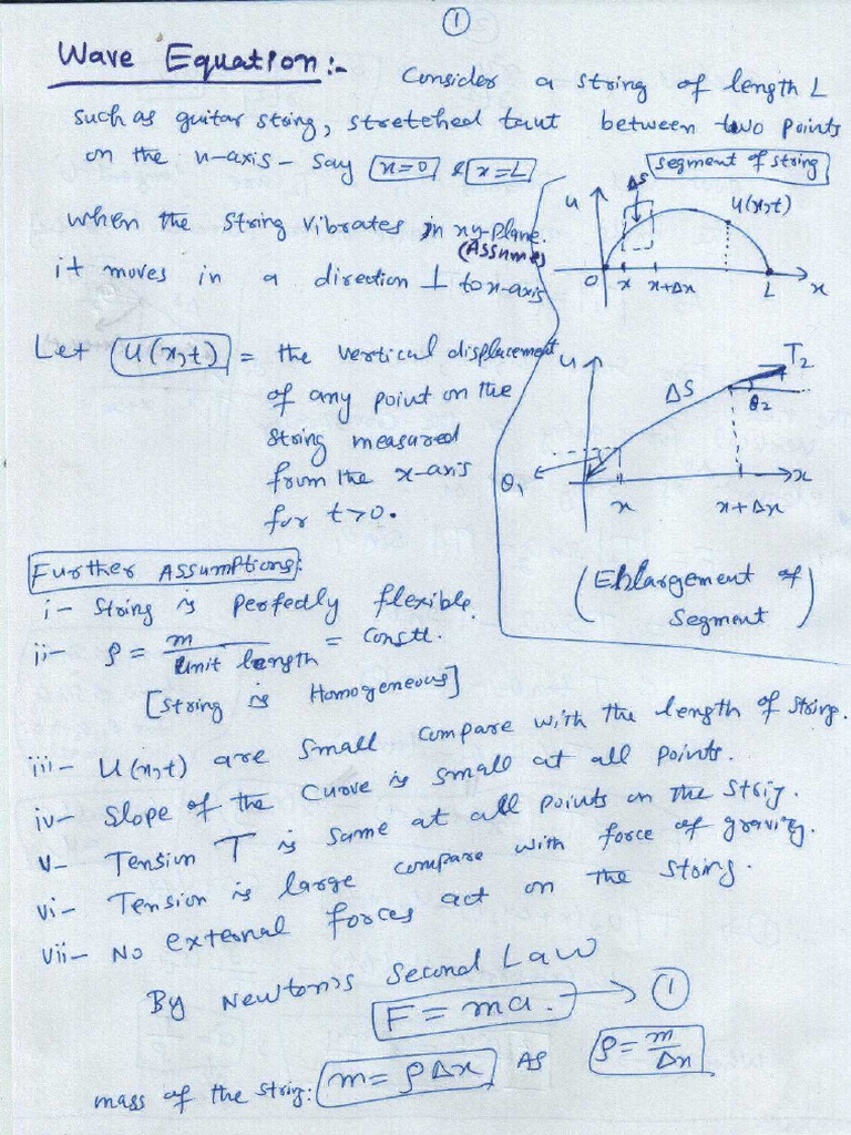 13 - .4 (Wave Equation) | PDF