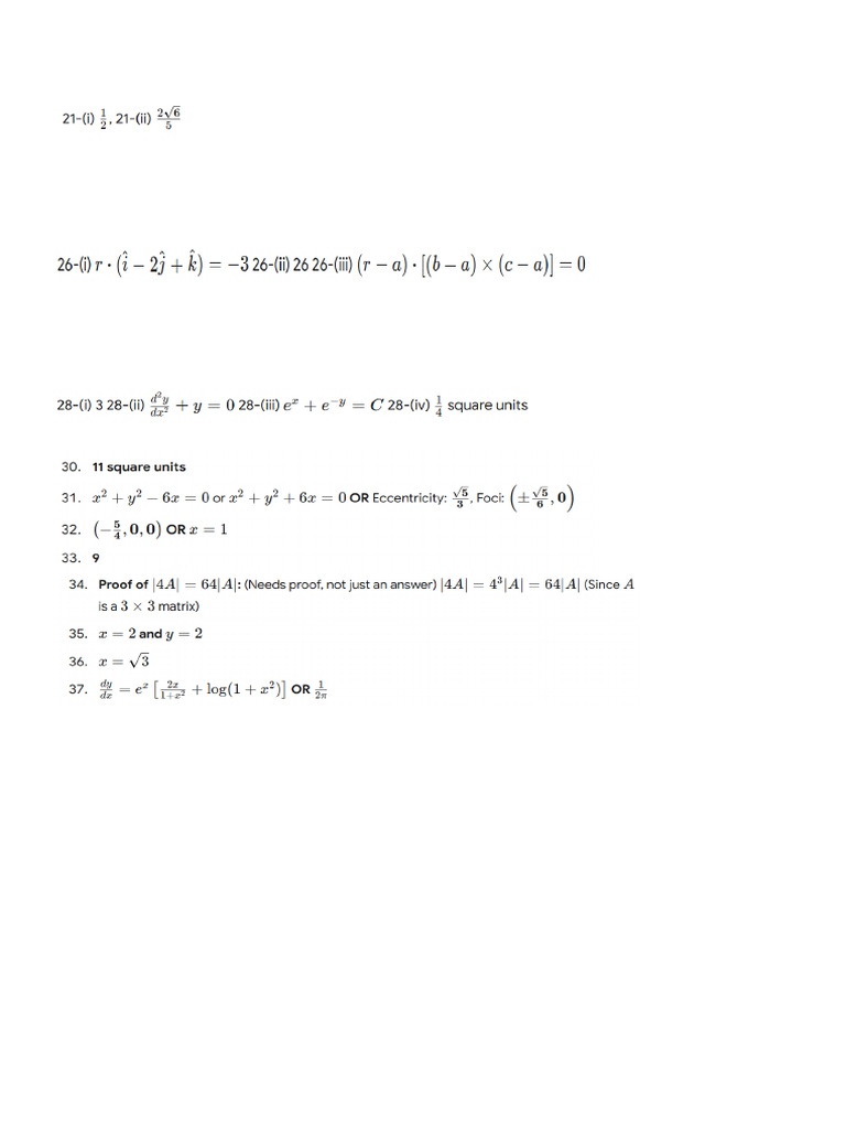 Math Set A 12TH | PDF