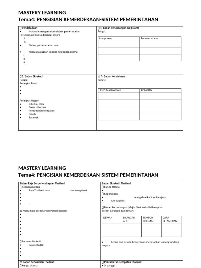 Mastery Learning Tema 4 | PDF