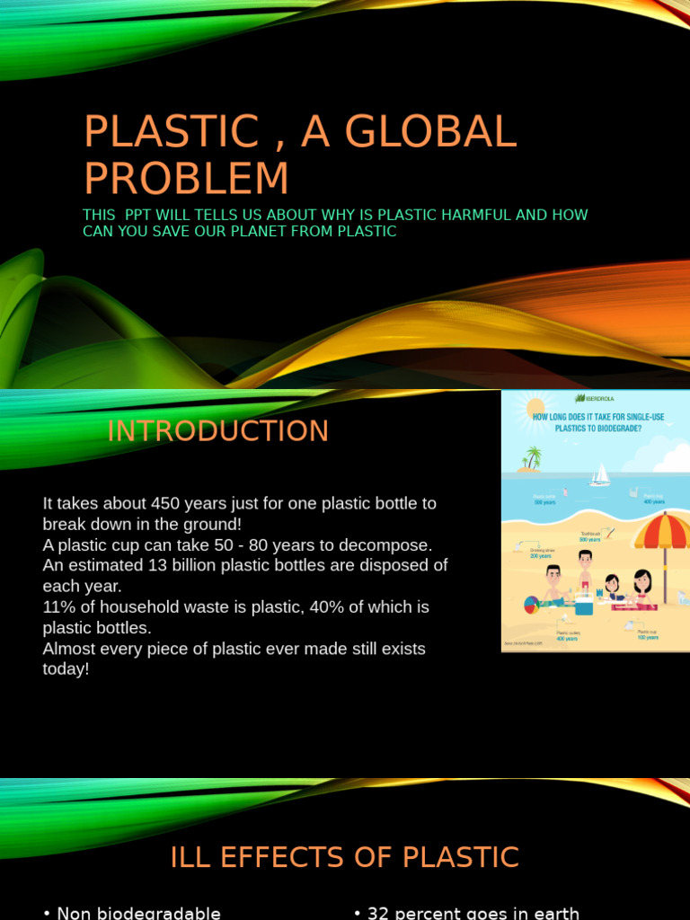 Plastic A Global Problem | PDF