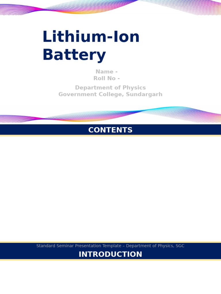 Seminar Standard Template | PDF