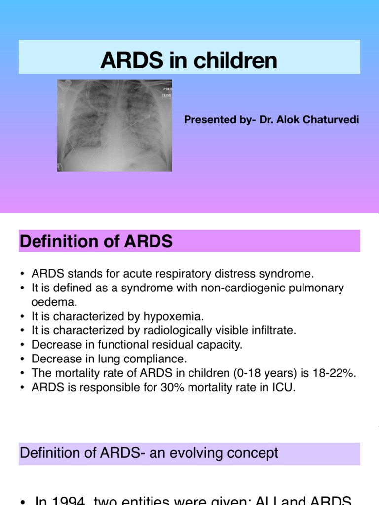 Ards | PDF | Respiratory Diseases | Medicine