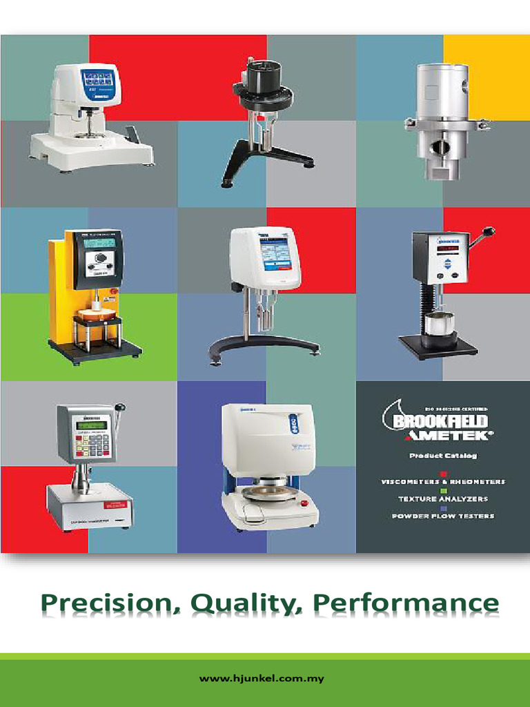 AMETEK Brookfield Viscometer Deals | PDF | Viscosity | Adhesive