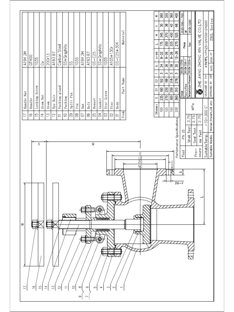 PN25 100A - 200A Cast Steel Angle | PDF