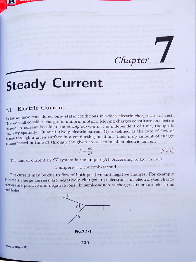 Steady Current 1 | PDF