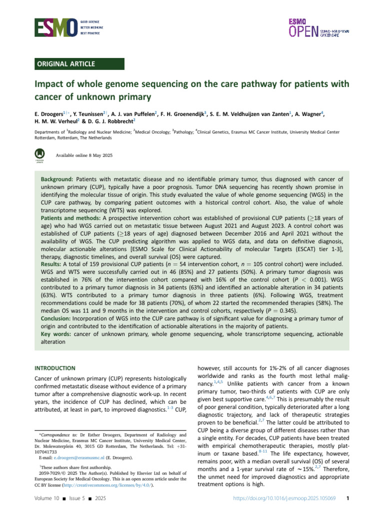 Genoma | PDF | Whole Genome Sequencing | Cancer