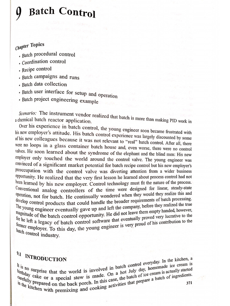 Batch Control | PDF